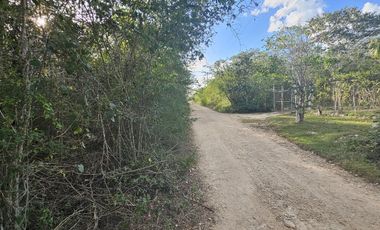 TERRENO EN SALIDA DE CHABLEKAL-SAN DIEGO CUTZ IDEAL PARA DESARROLLO EN MERIDA.