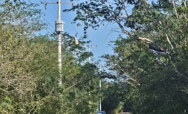 TERRENO EN SALIDA DE CHABLEKAL-SAN DIEGO CUTZ IDEAL PARA DESARROLLO EN MERIDA.