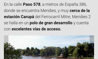 Departamento de 2 amb. al pozo en venta