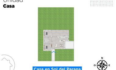 Casa de dos dormitorios en venta en  Sol Del Parana