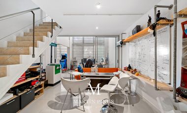 Oficina 160 m2  tipo loft , plena zona comercial de  Palermo Soho, sin expensas