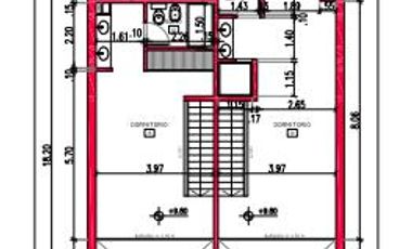 Oficina 160 m2  tipo loft , plena zona comercial de  Palermo Soho, sin expensas