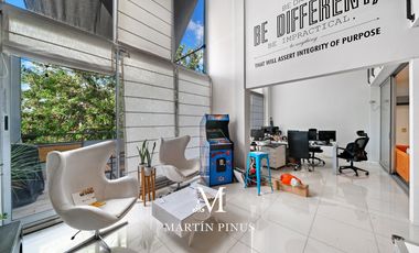 Oficina 160 m2  tipo loft , plena zona comercial de  Palermo Soho, sin expensas