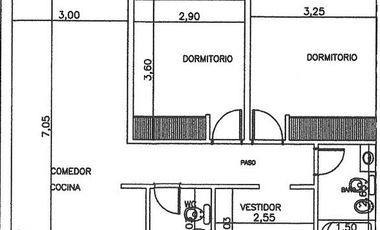 Venta de Departamento tipo Duplex de 2 ambientes en pozo en Adrogué