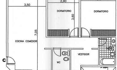Venta de Departamento tipo Duplex de 2 ambientes en pozo en Adrogué