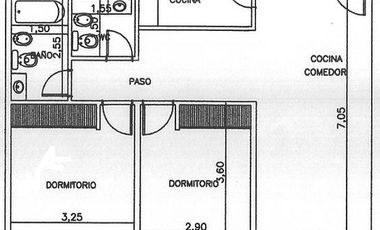 Venta de Departamento tipo Duplex de 2 ambientes en pozo en Adrogué