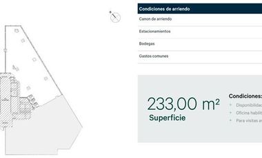 Oficina en Arriendo en Andres Bello // Isidora Goyenechea // Metro Tobalaba