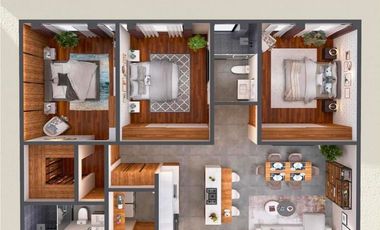 Lofts en PREVENTA muy cerca de Av. Ventura Puente en col. Cuauhtémoc, Morelia