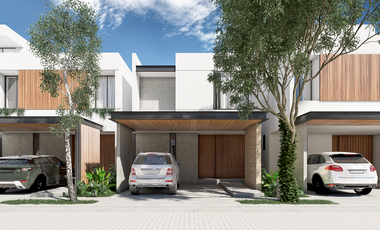 Casa en venta en privada en la zona de Temozón Norte