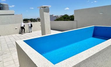 Departamento a estrenar con cochera en edificio con amenities
