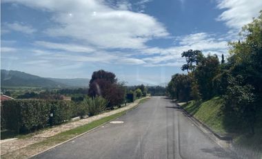 Exclusivo lote en conjunto campestre La Calera