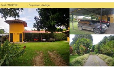 VENTA CASA CAMPESTRE Y FINCA MONTENEGRO QUINDIO