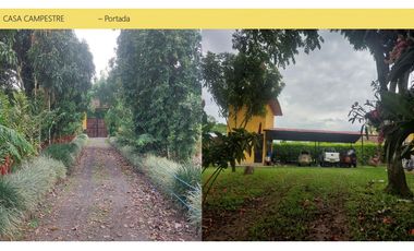 VENTA CASA CAMPESTRE Y FINCA MONTENEGRO QUINDIO