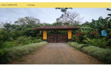 VENTA CASA CAMPESTRE Y FINCA MONTENEGRO QUINDIO