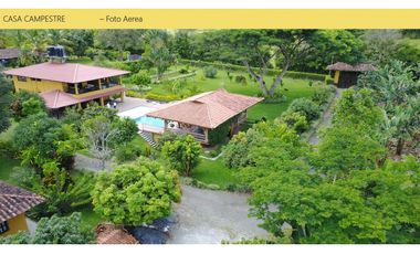 VENTA CASA CAMPESTRE Y FINCA MONTENEGRO QUINDIO