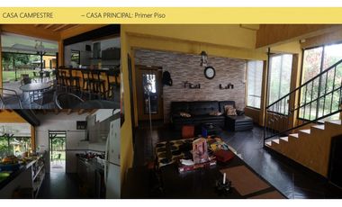 VENTA CASA CAMPESTRE Y FINCA MONTENEGRO QUINDIO