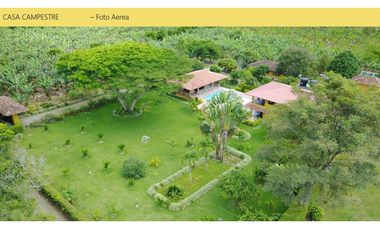 VENTA CASA CAMPESTRE Y FINCA MONTENEGRO QUINDIO