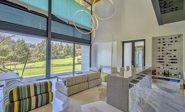 Casa en renta con vista a campo de golf Bosque Real Huixquilucan Edo. de México