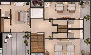 CASA EN VENTA FRACCIONADA EN AJIJIC JALISCO
