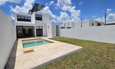 Casa en Venta 3 Recámaras con Paneles solares en Dzityá, Mérida