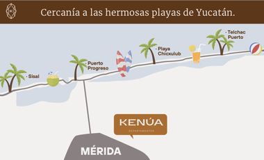 KENÚA, Departamento en Cholul, Yucatán