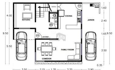 Casa en preventa en desarrollo de 9 casas ubicado en San Mateo Atenco.