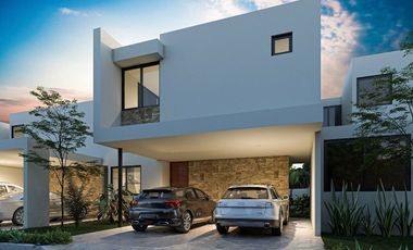 Casa en venta al norte de Mérida en privada zona de Conkal