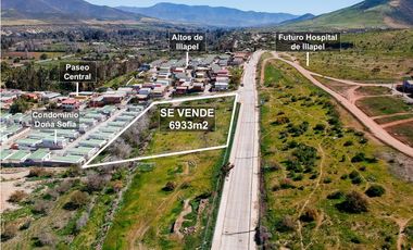 Illapel Lote 6933m2 Zona Urbana Residencial Camino Cuz Cuz