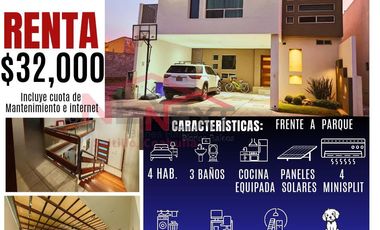 CASA EN RENTA SIN MUEBLES EN PRIVANZAS DEL CAMPESTRE