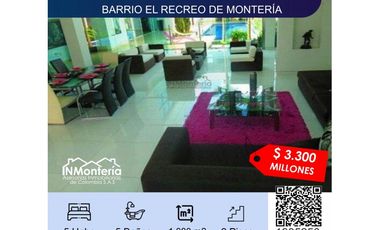 VENTA DE CASA DE DOS PISOS EN EL RECREO DE MONTERA.