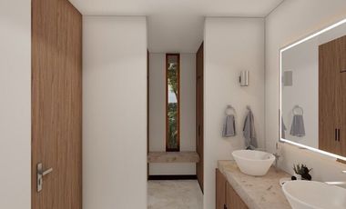 Villa en venta en zona de playa Chuburna, Yucatán