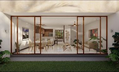 Villa en venta en zona de playa Chuburna, Yucatán