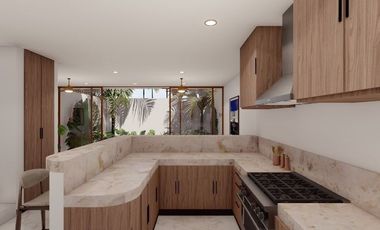 Villa en venta en zona de playa Chuburna, Yucatán