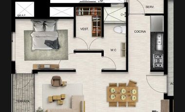 Venta Departamento en The Point Santa Fe