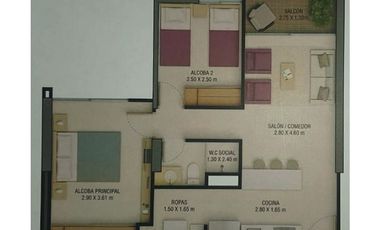 Apartamento en venta en Medellín sector Guayabal