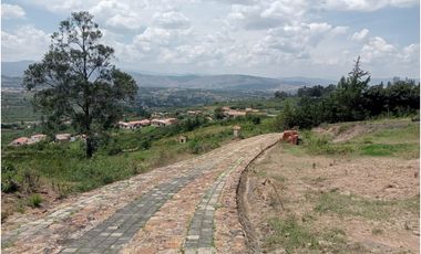 VENDO LOTES PARCELACIÓN CON VISTA A VILLA DE LEYVA - URGEME