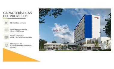 Plaza Comercial Ubika con Hotel Business Class -Pool de Rentas