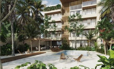 Departamento en venta frente al mar en zona de playa Telchac Puerto.