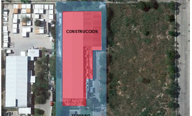 Nave industrial en renta con oficinas y amplio terreno