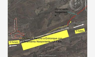Terreno en venta en Hacienda San Rafael, Saltillo, Coahuila de Zaragoza