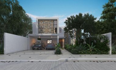 CASA CON PANELES SOLARES, CAPRI RESIDENCIAL, en Cholul, MÉRIDA