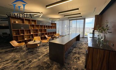 Oficina de lujo en renta en Torre Quórum D1 con vista