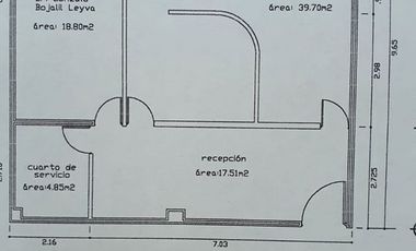 Oficina / Consultorio en Renta Av. Juárez Puebla Centro