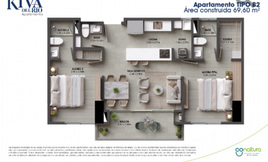 Cesión de derechos apartamento Kiva del Rio Medellín
