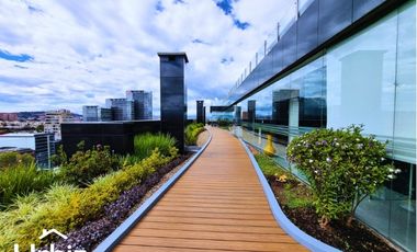 Arriendo Oficina de 160 m² en la Autopista Norte - Ascensor Panorámico