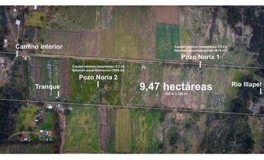 Illapel Parcela en producción 2 Pozos y acciones agua Paltos Nogales