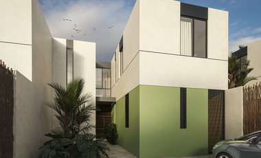 En Venta, Casa en Chicxulub Puerto / 3 rec. 3.5 baños alberca Cuarto de serv