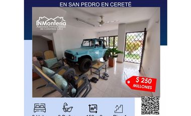 VENTA DE APARTAMENTO EN EL BARRIO SAN PEDRO DE CERETÉ