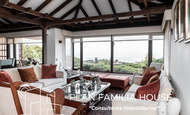 Magnifica  casa de un piso, espectacular vista en Condominio