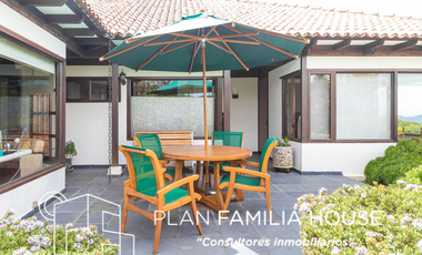 Magnifica  casa de un piso, espectacular vista en Condominio